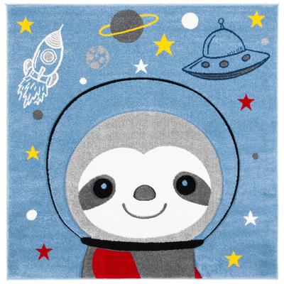 SAFAVIEH Carousel Kids Tatieana Sloth Astronaut Rug