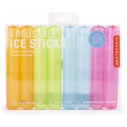 Kikkerland, Bar Zubehör, Reusable Ice Sticks (Wiederverwendbare Eiswürfel)