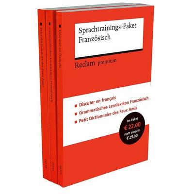 Sprachtrainings-Paket Französisch, Set von Béatrice Gra-Steiner,Burkhard Dretzke,Margaret Nester,Heinz-Otto Hohmann,Hiltrud Hohmann, Reclam, Philipp,