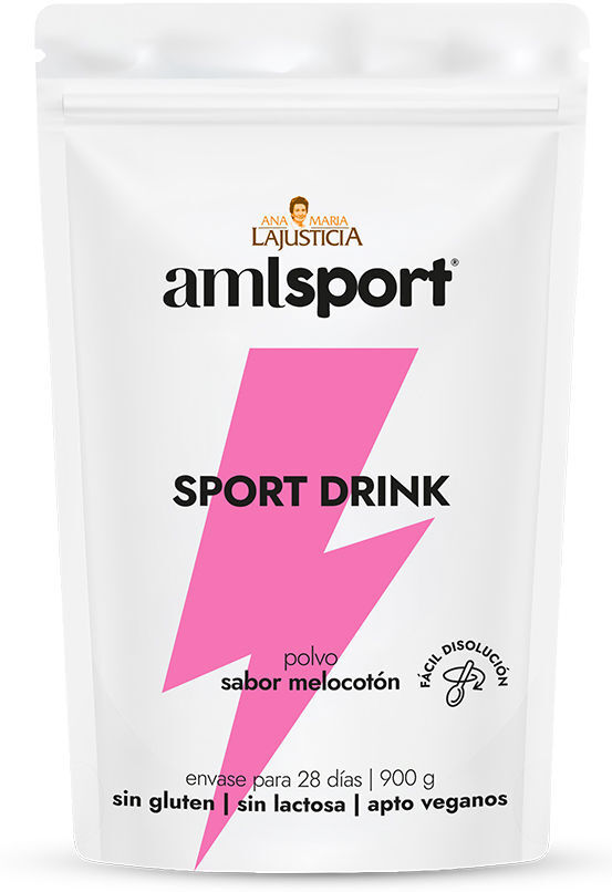 Ana Maria Lajusticia Bebida esportiva sabor pêssego 900 g