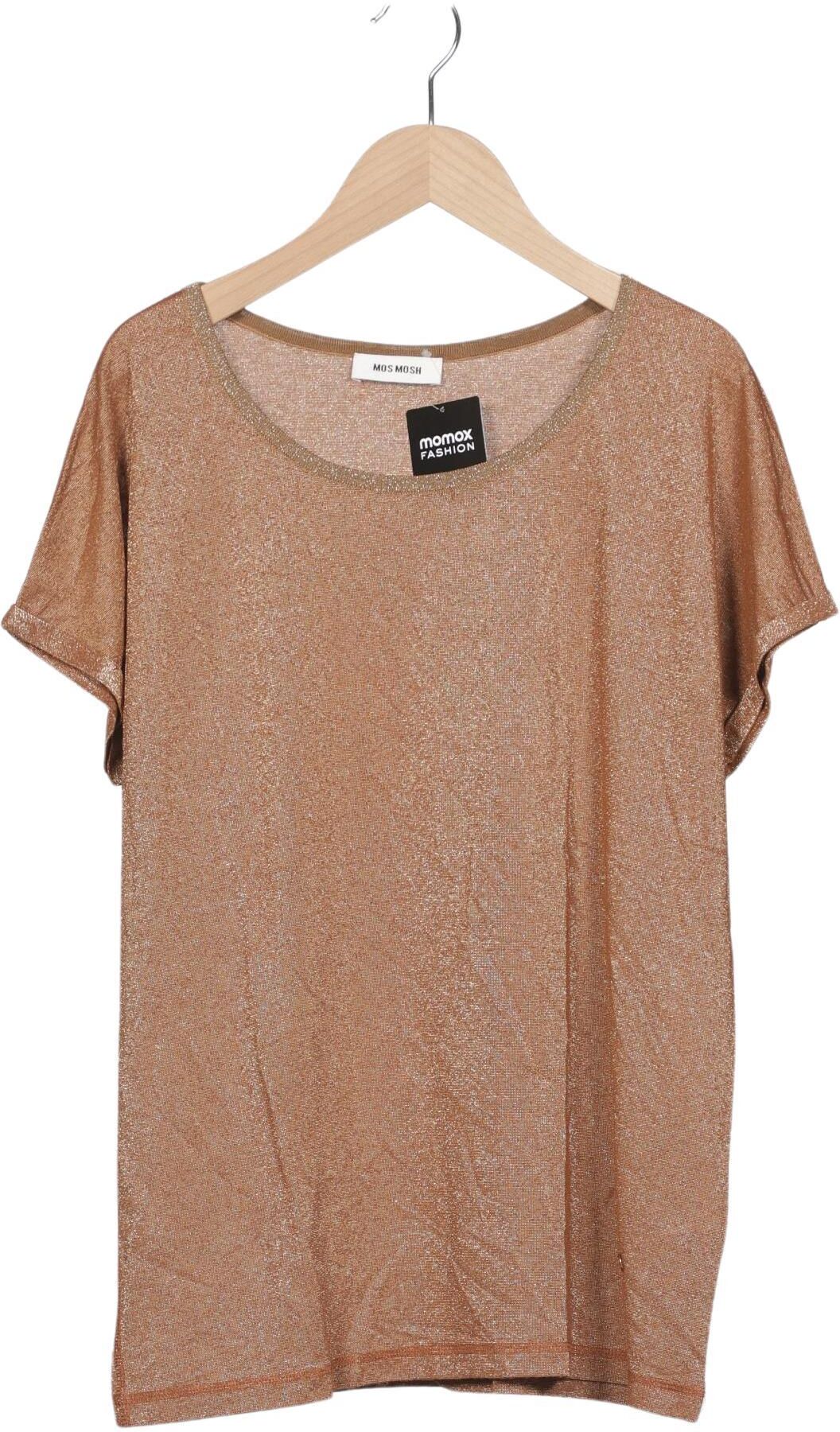 Mos Mosh Damen T-Shirt, Gold, Gr. S, Synthetik / Elasthan / Viskose - Second Hand