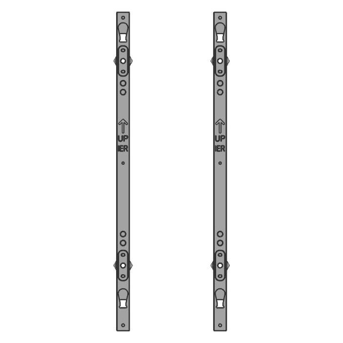 Samsung Frame Kit VG-LFR11SWL - Befestigungskit (Halterung mit 2 Gelenken, 2 seitliche M (Wand) (VG-LFR11SWL/EN)