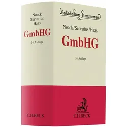 Gesetz betreffend die Gesellschaften mit beschränkter Haftung, Fachbücher von Ulrich Haas, Christian Kersting, Michael Beurskens, Wolfgang Servatius, Julia Kraft, Ulrich Noack