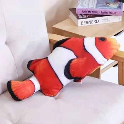 Uplift Essentials Plush Catnip Simulated Fish Throw Pillow Toy style 3 7.9 In