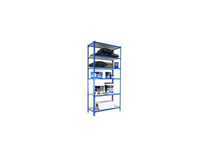 Étagère métallique - MADERCLICK - 6 niveaux - 2500 x 900 x 300 mm - Bleu - Bois