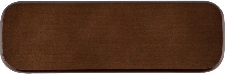 Coffret de stylos en bois de noyer Adelina brun