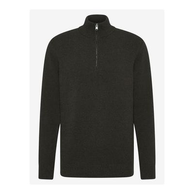 Troyer BENVENUTO. "BENVENUTO. Pullover ALVARO", Herren, Gr. M, chocolate, Pullover Troyer, mit weichem Strickmaterial