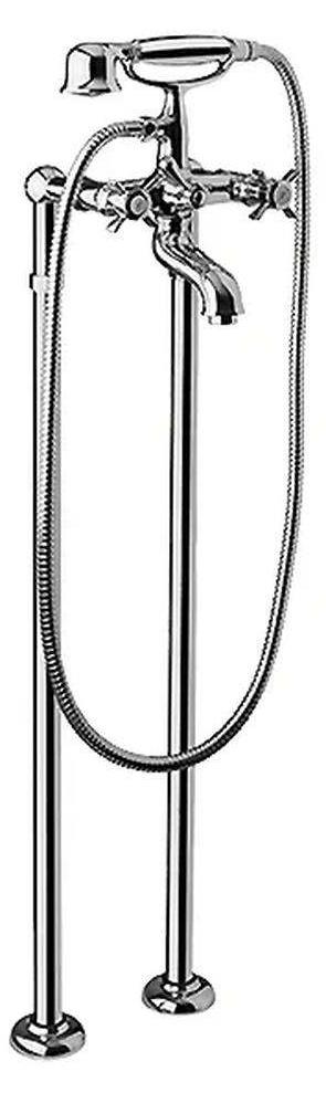 Freistehende Badewannenarmaturen Chrom