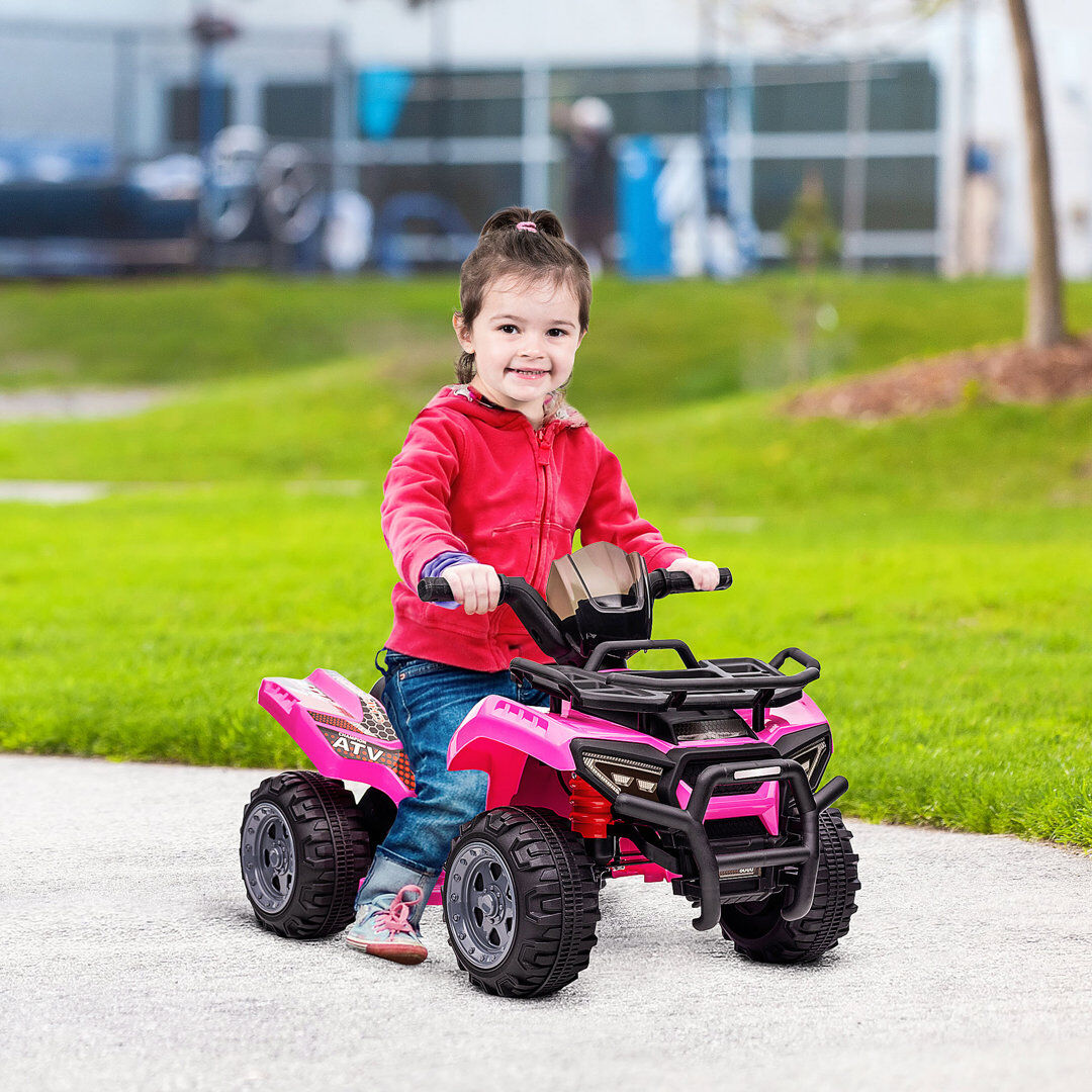 Goodner Isabelle & Max 6V Kids Electric Ride on Car Toddlers Quad Bike 18-36 Months Pink 1