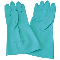 Nitril Chemikalienschutz-Handschuhe Größe L/9 L=33cm grün
