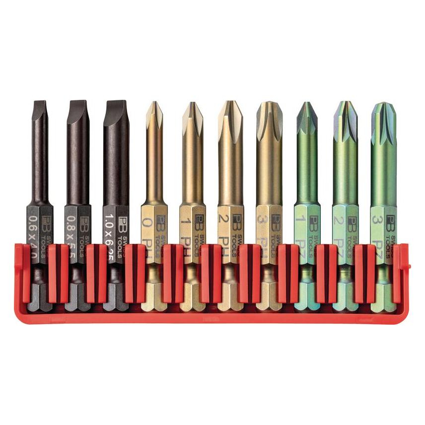 PB Swiss Tools Bitset (Kreuz Phillips PH, Kreuz Pozidriv PZ) (PB E6.701 CN-137293.0701)