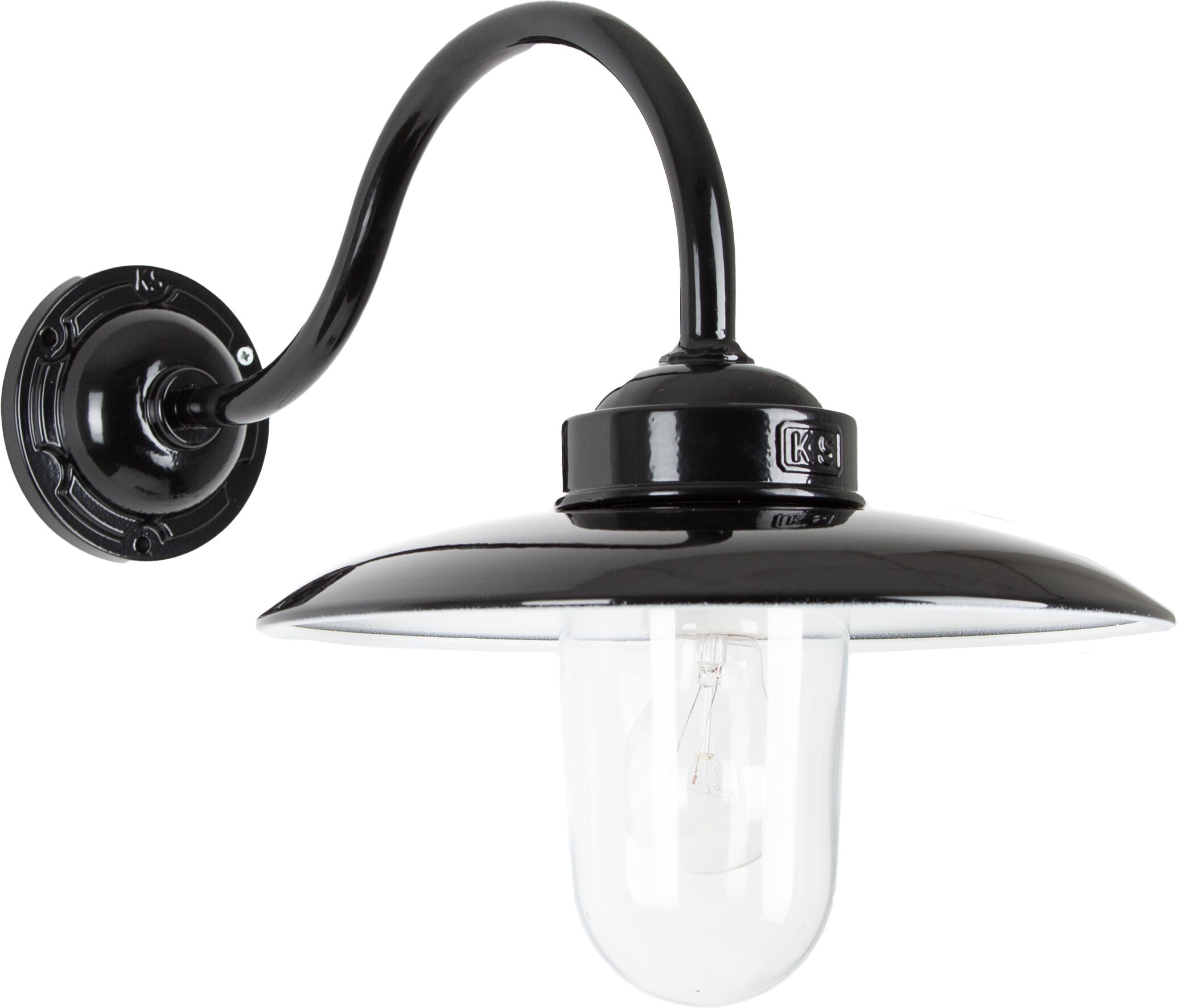 KS Verlichting Solingen Stallamp Zwart