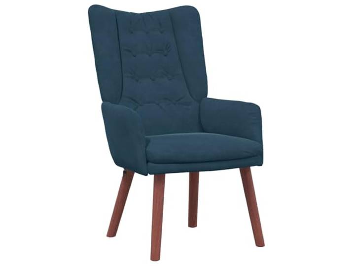 Makastle Sessel Blau 63 x 67 x 94 cm Samt