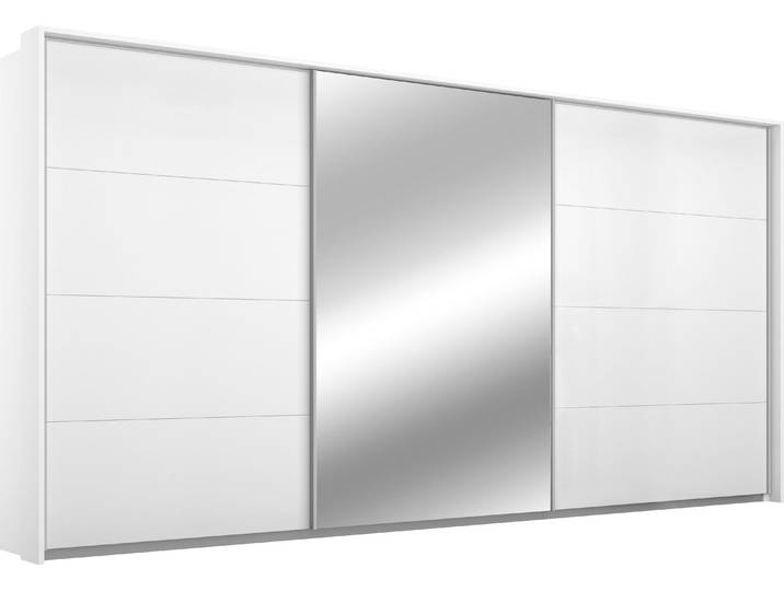 rauch Kleiderschrank Schrank Garderobe Wäscheschrank Ankleide KULMBACH optional mit Beleuchtung, Breiten 278/368 cm Höhen 214/233 cm, mit umfangreicher Innenausstattung und Passepartout MADE IN GERMANY