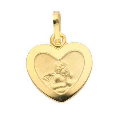 Kettenanhänger ADELIA´S "585 Gold Anhänger Amor", gold, Schmuckanhänger, Damen, Gold, Kettenanhänger, Goldschmuck für Damen