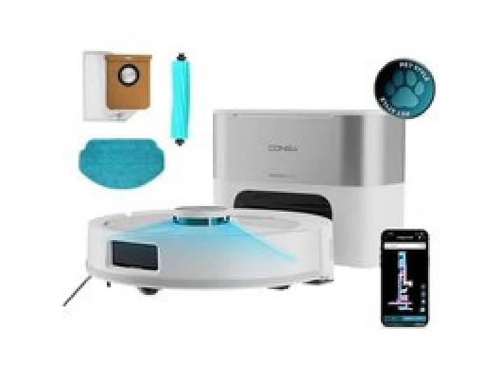 Robot aspirateur - CECOTEC - Conga Y80 Pearl - Auto-vidage 3L - 25 000 Pa - Autonomie 240 min