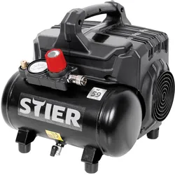 Stier, Kompressor, Flüsterkompressor (6 l, 8 Bar)