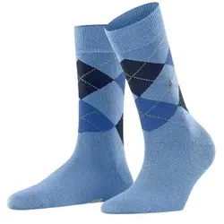 Burlington 3P Marylebone Wool Socks Himmelblau Gr 36/41 Damen