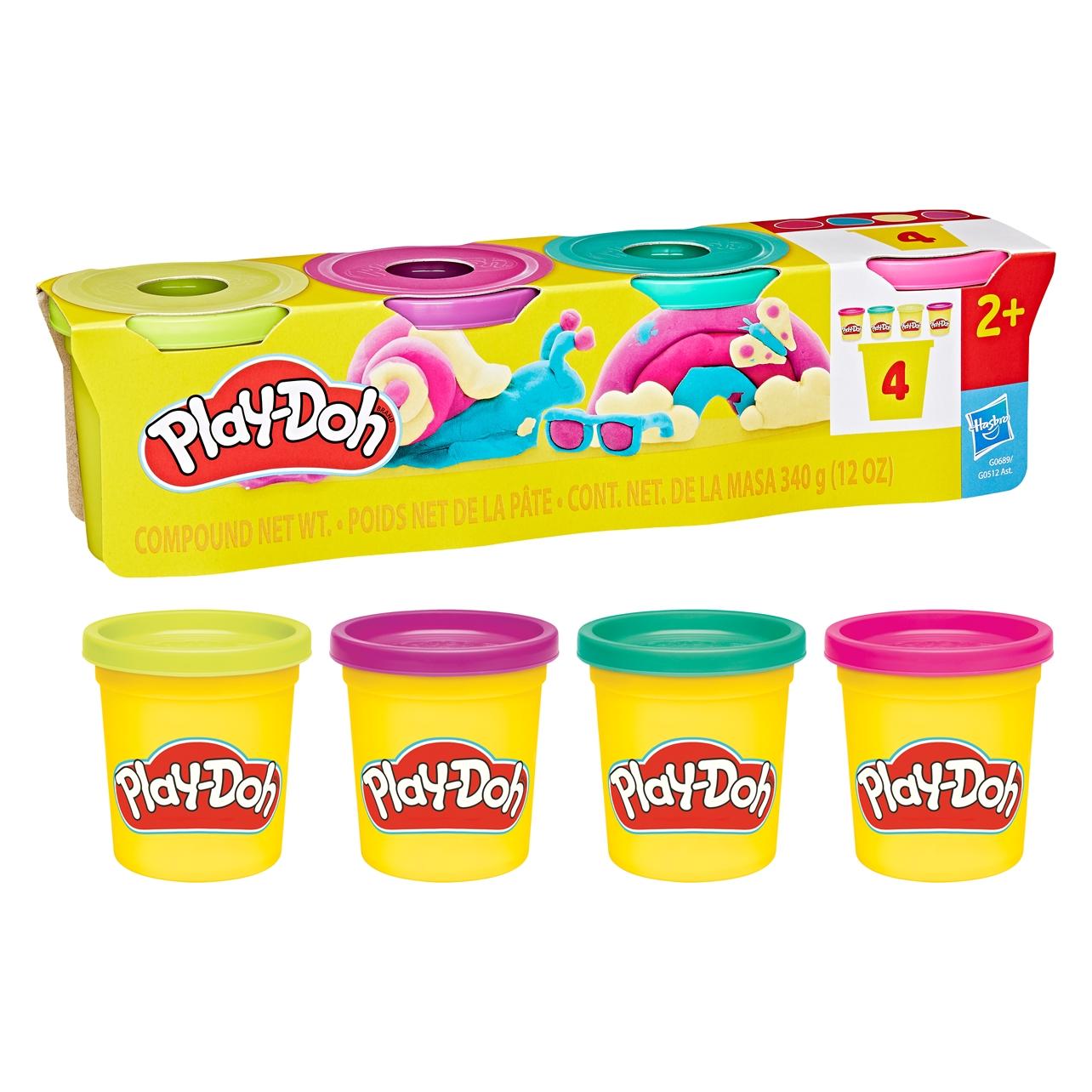 Play-Doh Pd Vibrant 4 Pack (G06895X0)