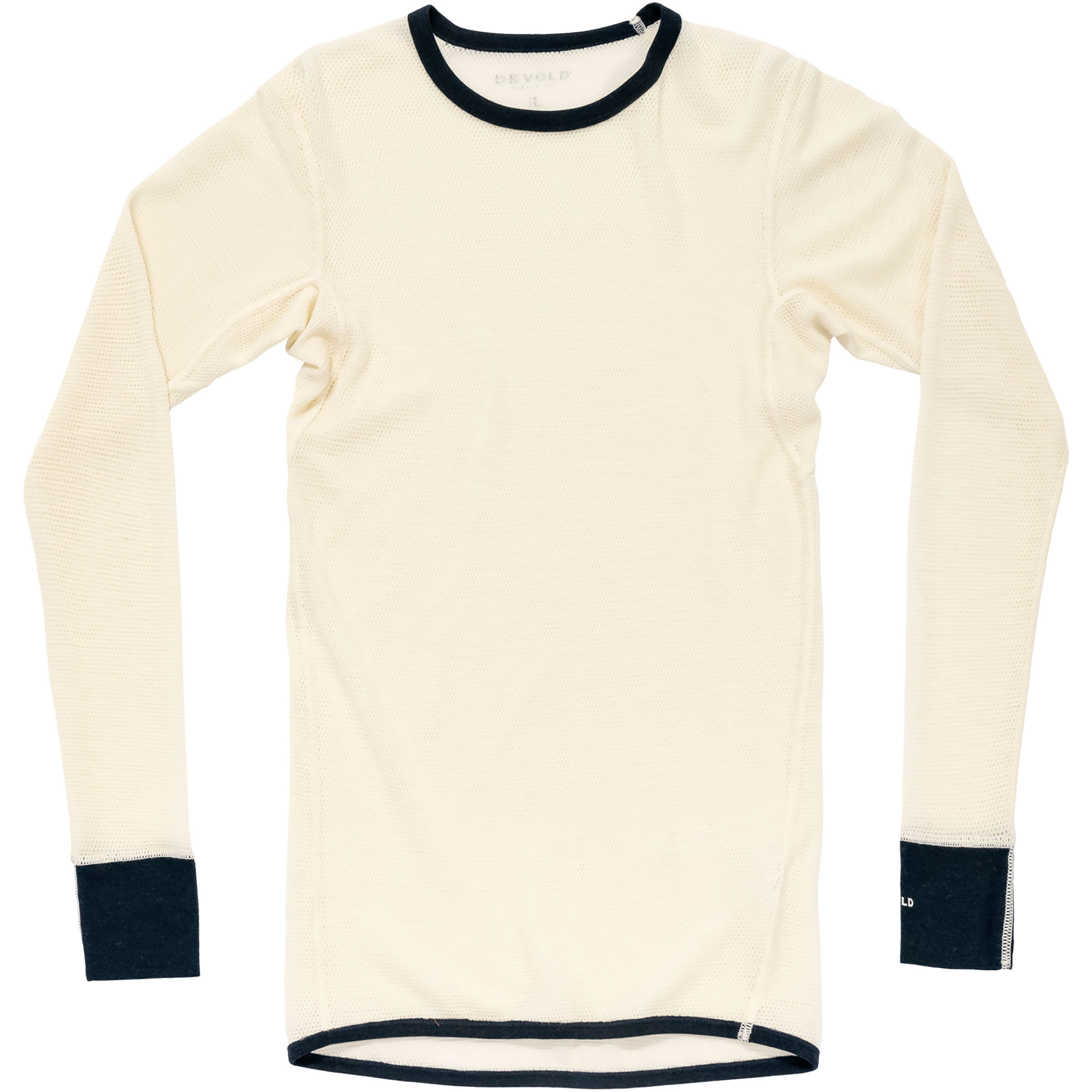 Devold Wool Mesh Herren Langarm Unterhemden beige Größe L Trekking Hautfreundlich Merinowolle