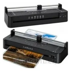 Lean Toys, Laminiergerät, Laminator Ze Zgrzewarką i Gilotyną 3W1 Do Dokumentów Zdjęć A3 Czarny (A3)