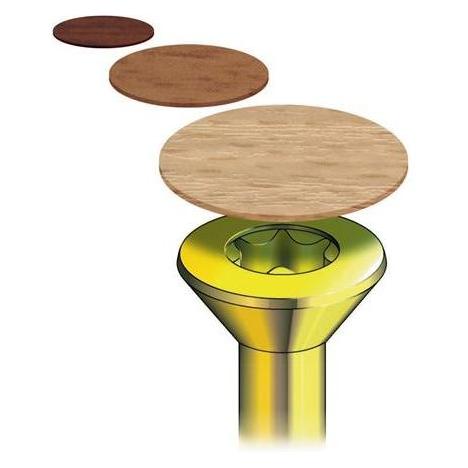 Celo Abdeckklebepunkt Magic Tap grau passend für alle Senkkopfschrauben (5GRMT20)
