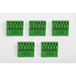 Ritto 1232536 Anschlussklemme Steckbar (5 Stueck)