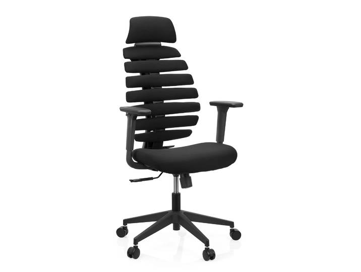 ERGO LINE ECO Stoff - Profi Bürostuhl Schwarz