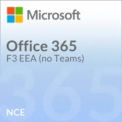 Microsoft Office 365 F3 EEA (no Teams) (NCE)