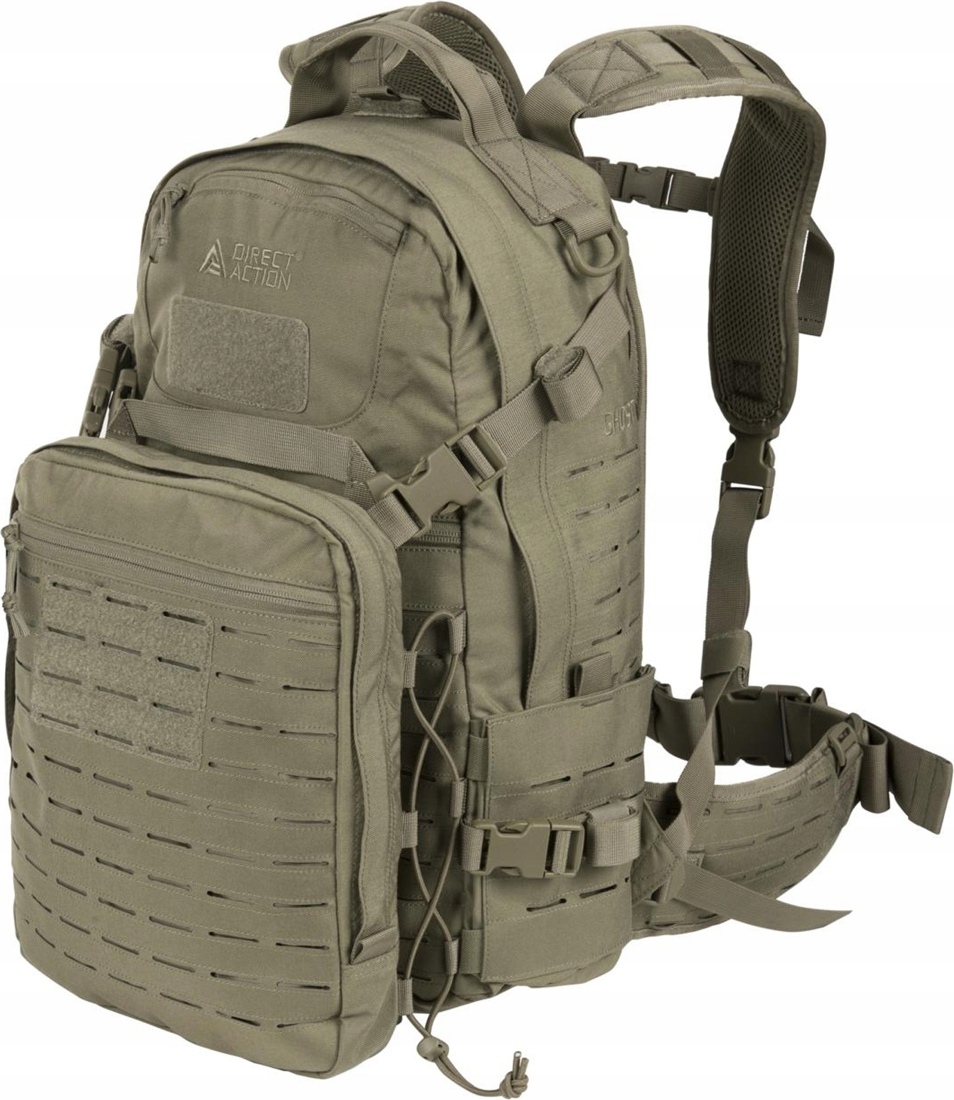 Direct Action Wanderrucksack, GHOST MkII Cordura, Molle, 28L + 3.5L Tasche Adaptive Green