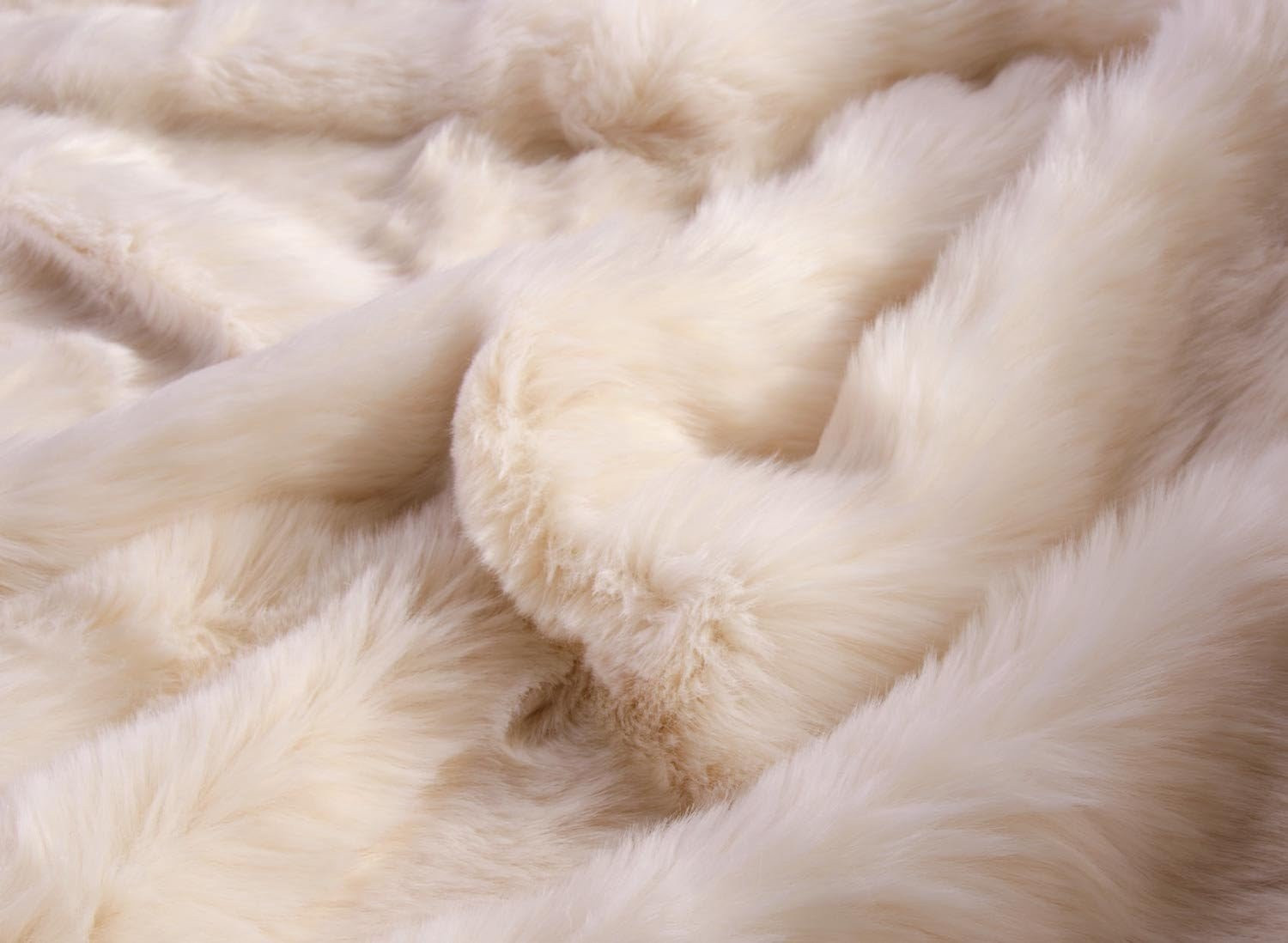 Faux Fur Blanket Rabbit deken voor volwassenen 170 x 220 cm
