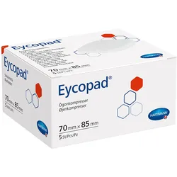EYCOPAD Augenkompressen 70x85 mm unsteril 5 St Kompressen