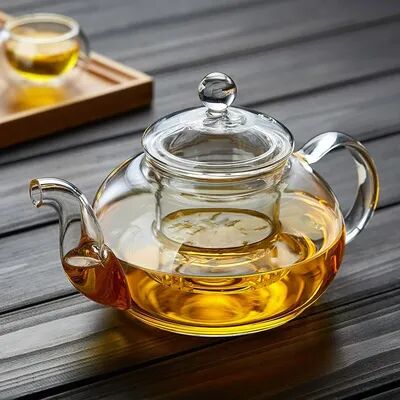 Perfect Picks Market Premium Heat Resistant Glass Teapot With Filter High Borosilicate Flower Tea Pot 1000ml