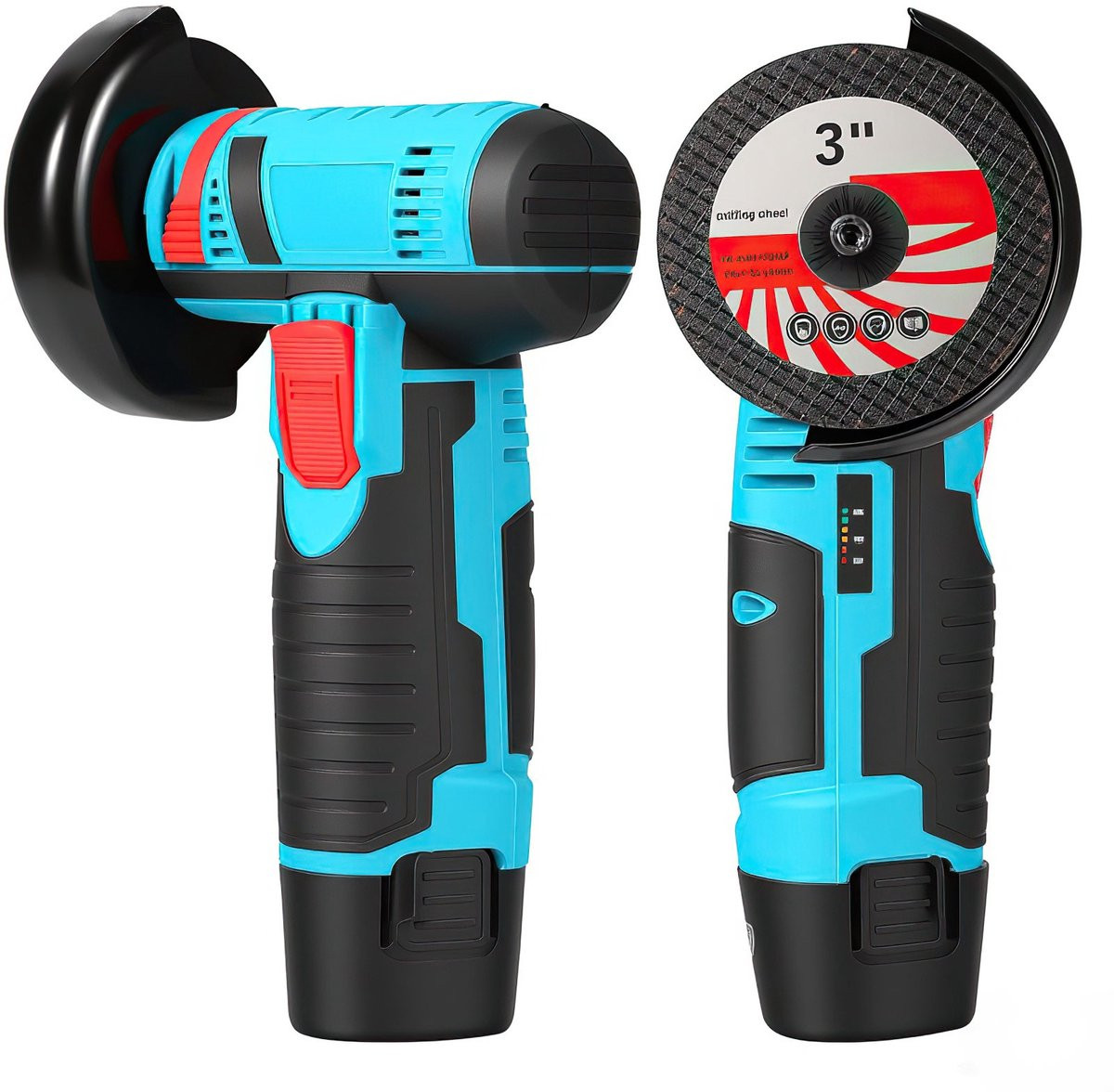 Mini Haakse Slijper 12V Lithium-Ion 19500 RPM Multicolour
