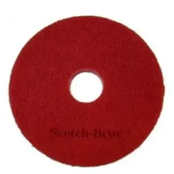 Superpad 3M Scotch Brite rot 381 mm 15 Zoll für die Unterhaltsreinigung geeignet