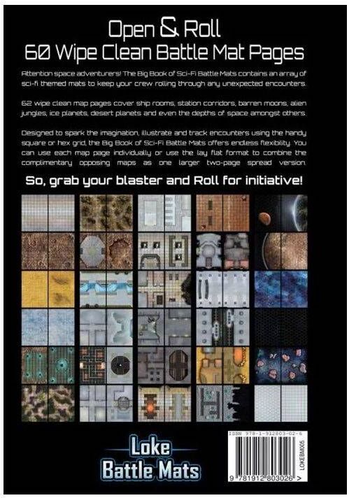 Loke Battle Mats Big Book of Sci-Fi Battle Mats (A4)