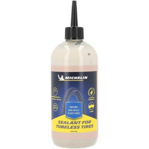 Michelin Reifendichtmittel Tubeless Milch, für Fahrrad, Pannenschutz, 500ml
