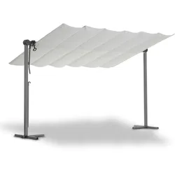 Leco Sonnendach - 400x250x220cm - silber -