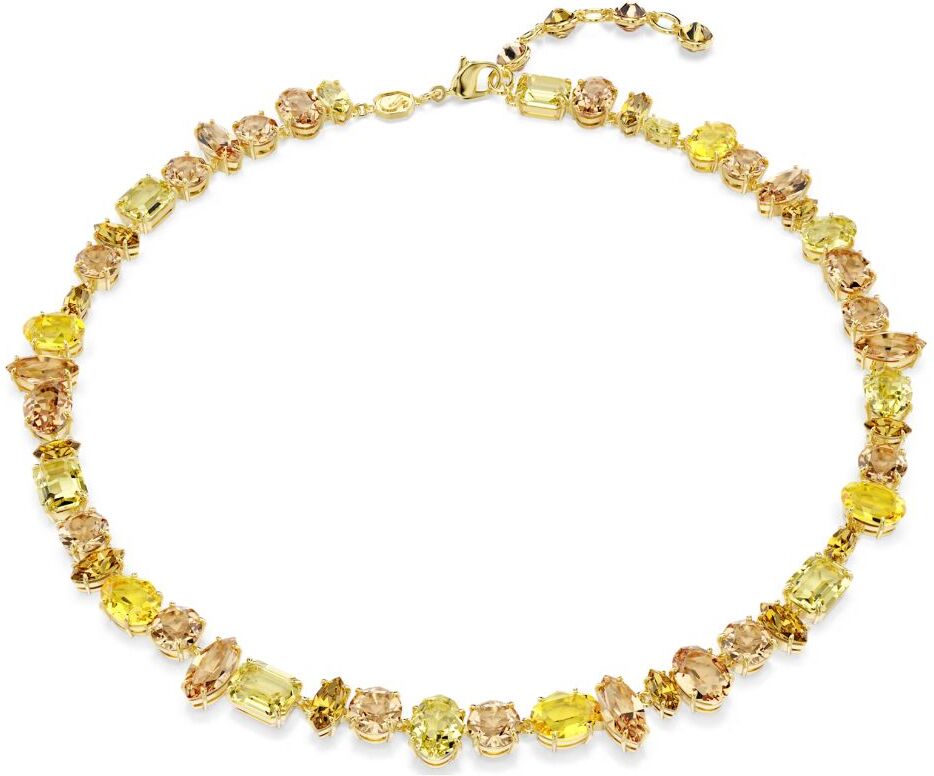 Swarovski Gema kaulakoru, keltakullattu ja värikkäät kristallit, 5718071