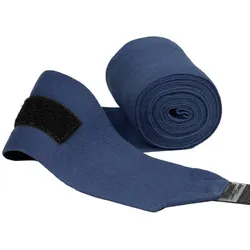 EQuest Acryl-Strickbandagen für Pferde, navy, 2er Set - 3,5 m