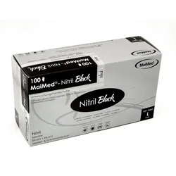 500 Einmal U-Handschuhe, MaiMed BLACK Nitril puderfrei Gr. L