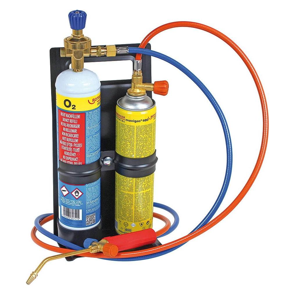 Rothenberger Industrial Autogenschweiss- und Hartlötgerät Roxy Kit Eco, inkl. Gas- und Sauerstoffbehä (35748)