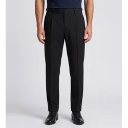 Berwich für Herren. bn7000x Retrolong Hose marineblau (54), Lässig, Klassisch, Polyester