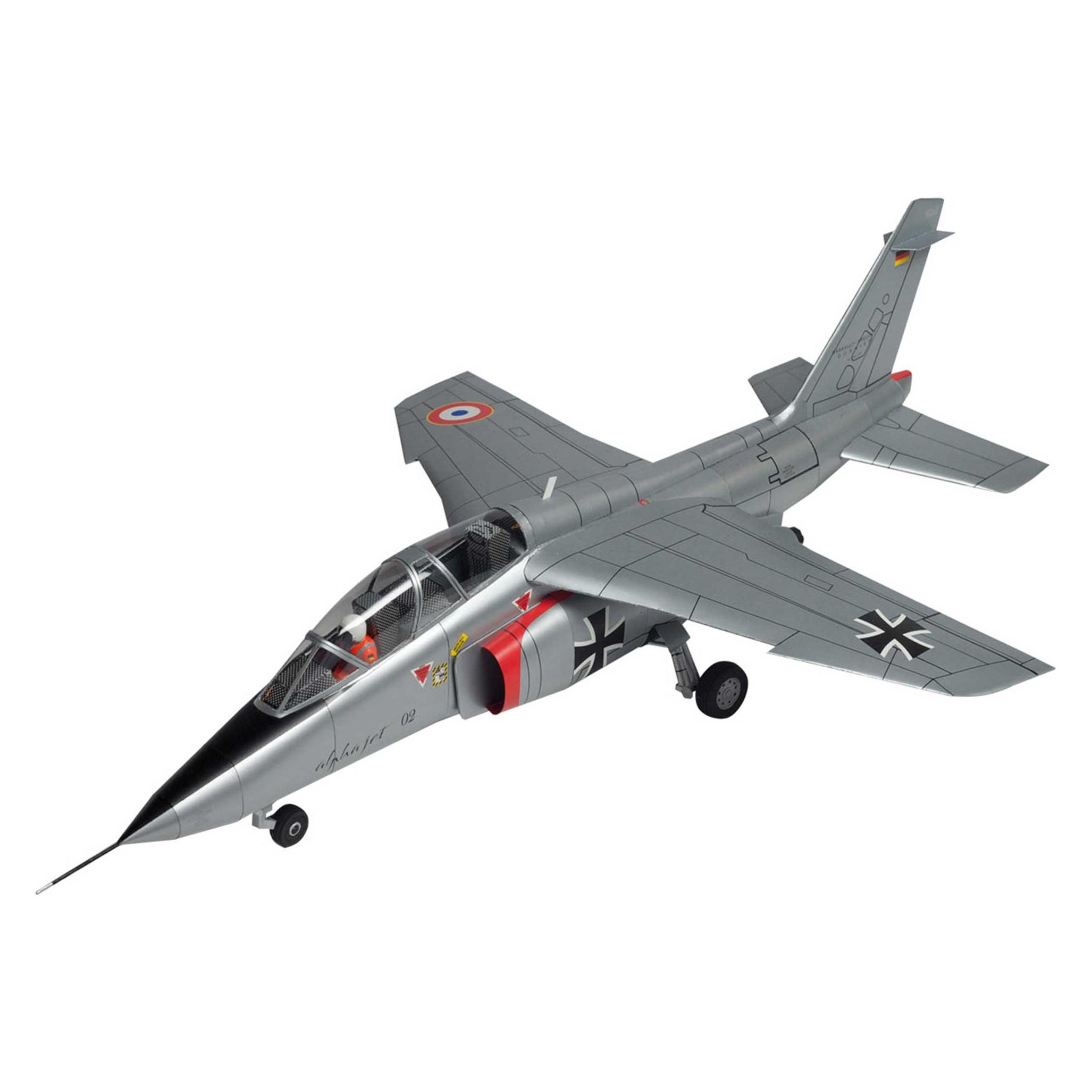 Geli alpha jet prototyp 02 kartonmodell (Motorflugzeug) (34073)