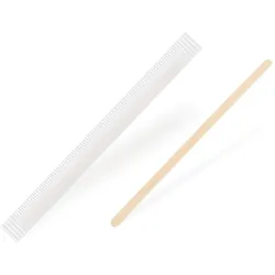 Rührstäbchen (aus Holz FSC 100%) 14cm einzeln verpackt