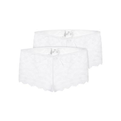 Panty SUSA "2er Pack Panty Wiesn Zauber", Damen, Gr. 36, weiß, Obermaterial: 89% Polyamid PA. 11% Elasthan EL., Unterhosen Panty