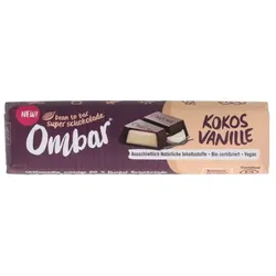 Ombar Schoko-Riegel Kokos Vanille bio