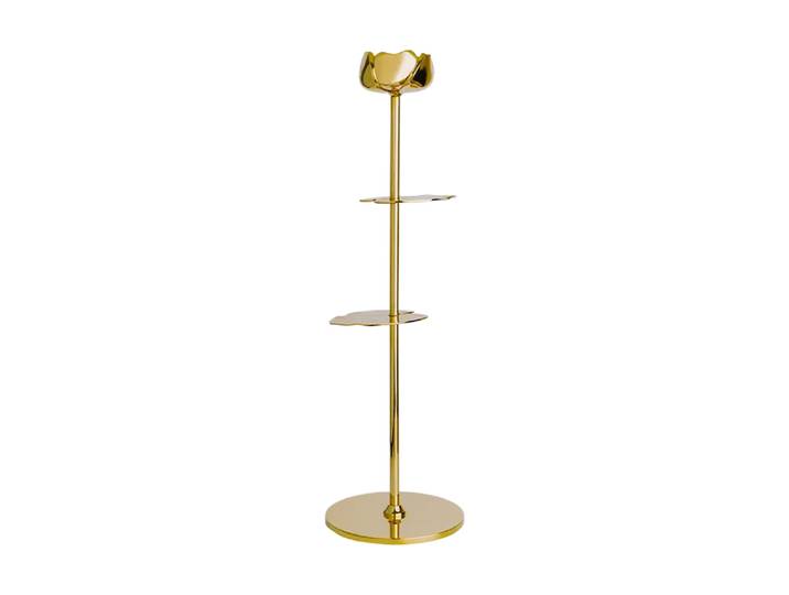 Hilke Collection Ninfea Alta bougeoir 30 cm Laiton