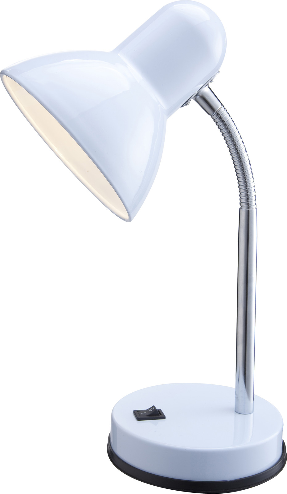 Globo Lighting Basic tafellamp, wit, kunststof, 1xE27