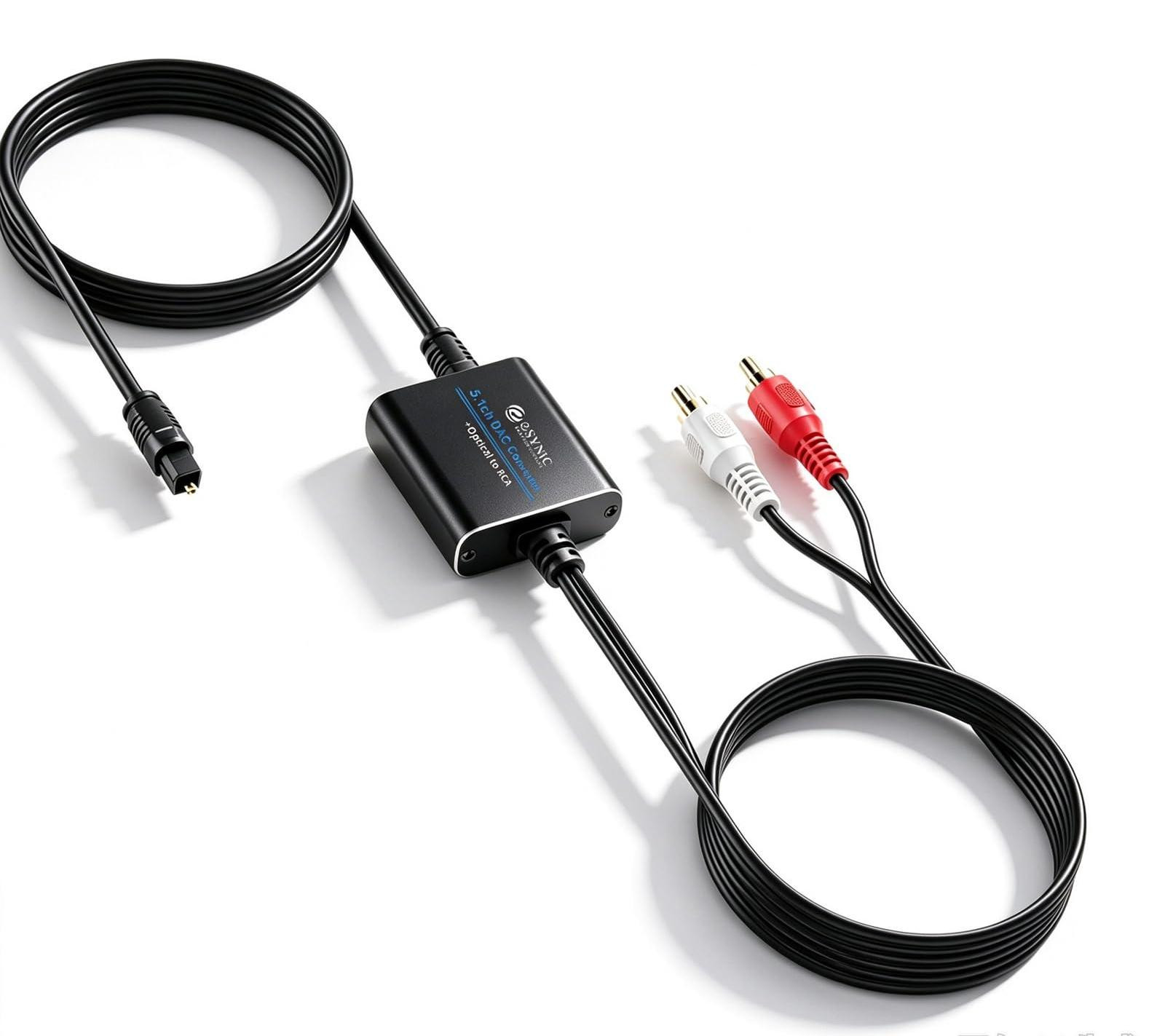 Selius DAC Optische naar RCA Converter 192K voor Dolby AC-3 DTS PCM
